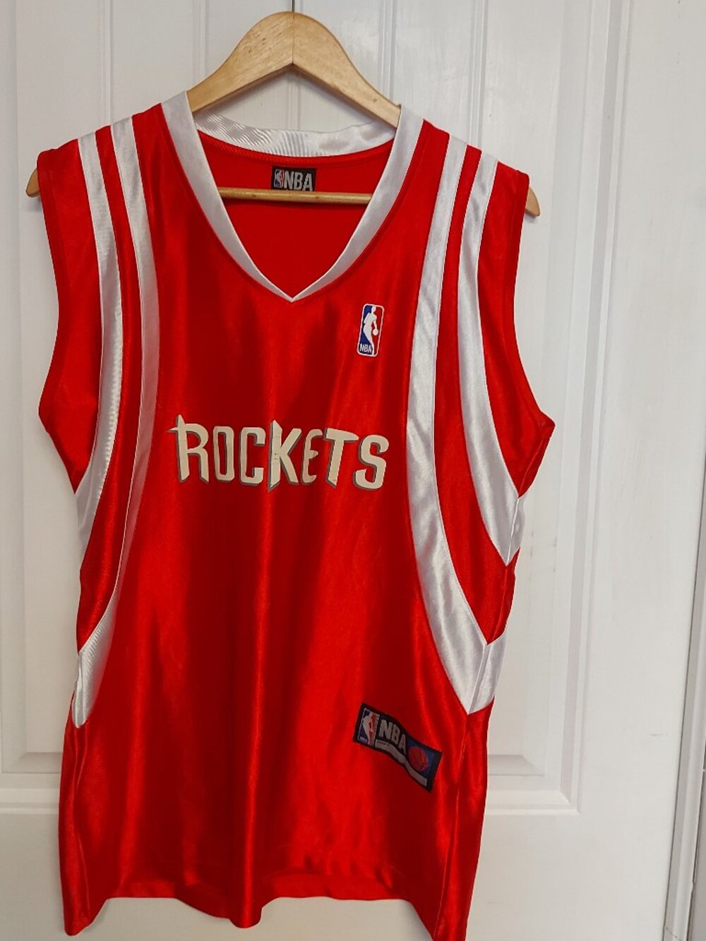 Houston Rockets Red White NBA Basketball Jersey Men's XL
